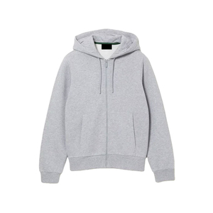 Nueva ropa informal lisa en blanco con estilo, chándales con cremallera para hombre, conjunto de pantalones de chándal de temporada de invierno, 100% algodón French Terry 450GSM para hombre - Product Image 2