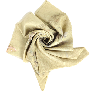 Serie Nara, bufanda Hijab de algodón, diseño de impresión Digital de manga corta para mujeres musulmanas, ropa Formal informal amarilla, tamaño transpirable - Product Image 5