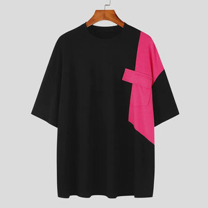 Camiseta Oversize para Hombre, Estilo Moderno, Corte Holgado y Relajado, Moda Urbana, Tela de Algodón Suave y Transpirable, Cómoda - Product Image 1