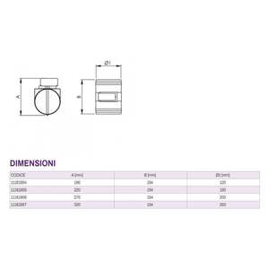 Volet papillon motorisé pour systèmes CVC Tecnosystemi à commande ponctuelle - Product Image 3
