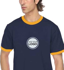 50% poliéster/50% algodón jersey tejido Ringer camisetas - Product Image 5