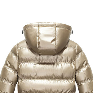 เสื้อแจ็คเก็ตพัฟเฟอร์บุรุษคุณภาพสูง ผลิตในปากีสถาน มีฮู้ด โลโก้ด้านหน้า บริการ OEM ผลิตตามสั่ง แห้งเร็ว ระบายอากาศดี ขายส่ง - Product Image 5