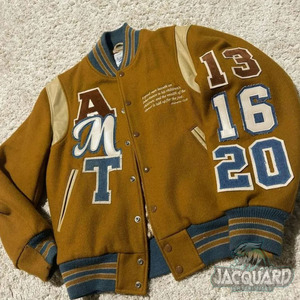 Haute Qualité Unisexe Varsity Veste À Manches Longues Baseball Letterman Vintage Brodé Bomber Veste Nouvelle Veste Hommes Plus La Taille - Product Image 3