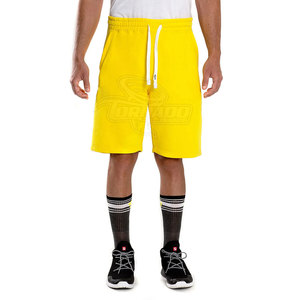 กางเกงขาสั้นขนแกะผ้าฝ้ายสีทึบย้อมธรรมดากางเกงขาสั้นขนแกะมาใหม่ออกแบบเองทํากางเกงขาสั้นผู้ชาย - Product Image 1