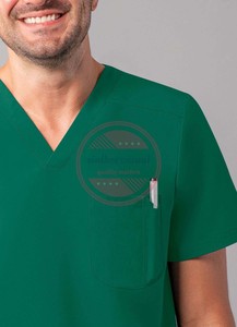 Uniforme d'allaitement en coton pour hommes, uniforme médical d'allaitement en gros - Product Image 6