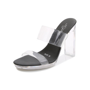 Sandalias de Tacón Alto de Moda para Mujer, de Cuero Genuino, Versátiles, Cómodas e Informales - Product Image 3