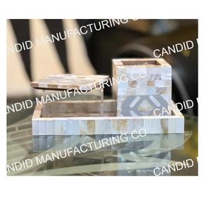 Mubkhar Brûleur d'encens électrique Brûleur Bakhoor en bois et résine pour les mariages Diffuseur d'aromathérapie Porte Bakhoor Cadeau de mariage unique - Product Image 3