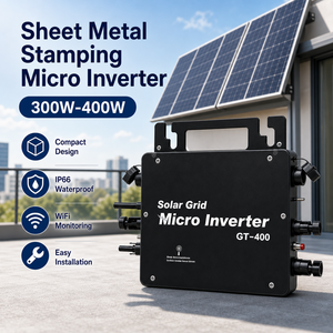 Microinversor de 300W para conexión a red, IP66 a prueba de agua, para sistema de paneles solares fotovoltaicos - Product Image 2