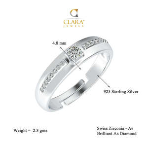 Anillos de Plata de Ley 925 de Primera Calidad para Mujer, con Zirconia y Oro de 18K, Clásicos, Religiosos, para Compromiso y Boda - Product Image 5