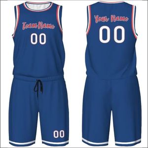 Nueva Llegada, Conjunto de Camisetas de Baloncesto Deportivas Unisex Personalizadas, Estampadas, de Verano, con Nombre y Número del Equipo, Tallas Grandes, 100% Poliéster - Product Image 1