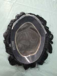 Autrichien Taz Hair Bangladesh Perruque de toupet de cheveux humains mono de qualité supérieure avec corps naturel et styles de vagues profondes - Product Image 5