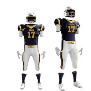 Uniforme de Fútbol Americano Personalizado, Transpirable, Unisex, Tallas Grandes, Sublimado, Colorido, 100% Poliéster - Product Image 5