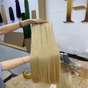 วิกต่อผมมนุษย์วิกผมมนุษย์วิกผมต่อทรงตรงติดหนังกำพร้าจากเวียดนาม613ลูกไม้สีดำขนมิงค์ - Product Image 3