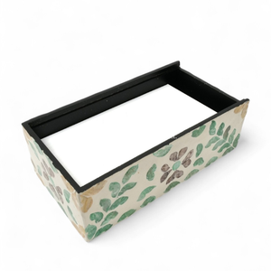Caja de pañuelos clásica hecha a mano con incrustaciones de nácar, elegante, fabricada en Vietnam, adorno decorativo para el hogar. - Product Image 3