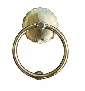 Heurtoir de porte en métal vintage élégant finition antique décoration de porte d'entrée maison Villa entrée accessoire de quincaillerie robuste - Product Image 6