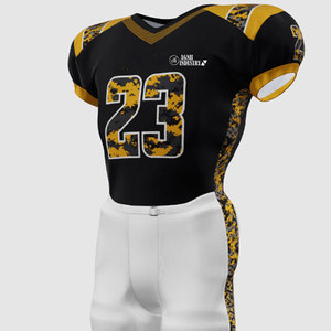 ชุดทีมคุณภาพสูง ชุดอเมริกันฟุตบอลทรงโอเวอร์ไซส์ ระบายอากาศได้ดี แขนสั้น วัสดุทนทาน ดีไซน์ล่าสุด ราคาประหยัด - Product Image 4