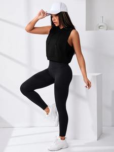 Women's Lightweight Cotton Hoodie Breathable Casual <b>Yoga</b> & Fitness Gym Pullover Top Hoodie - Product Image 6