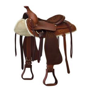Sillín Western Show de Cuero de Alta Calidad al Mejor Precio, Silla de Caballo en Varios Estilos y Tamaños Disponibles - Product Image 5