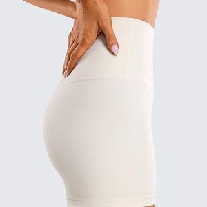 Short de yoga taille haute pour femmes, taille élastique, solide, Spandex/nylon, séchage rapide, respirant, sans couture, de haute qualité, nouveauté 2025 - Product Image 2