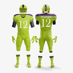 Conjunto de uniforme de fútbol con estampado de transferencia de calor para adultos, camisetas de fútbol americano, camiseta de fútbol americano para hombres - Product Image 1