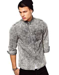 Veste en jean matelassée à manches longues pour hommes Nouveau style de vêtements d'hiver tissés avec caractéristique respirante pour l'automne - Product Image 2