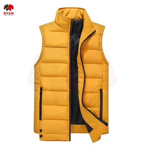 Gilet matelassé élégant pour homme, logo personnalisé, OEM ODM, léger, respirant, sans manches, pour la saison hivernale - Product Image 2
