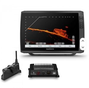 NOUVEAU PRODUIT AUTHENTIQUE DU VENDEUR : Pack Garmin ECHOMAP Ultra 2 126sv 12 pouces avec traceur de cartes et sonde LiveScope Plus - Product Image 1