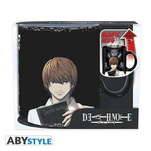 Taza térmica novedosa de Death Note con diseño de Kira y L, vaso de café sublimable con tapa para bebidas calientes, MOQ bajo - Product Image 4