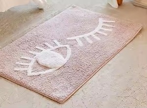 Alfombra de baño de algodón con mechones a mano de estilo moderno de calidad superior para uso doméstico o hotelero Alfombra de baño de algodón suave y absorbente Alfombra de color personalizado - Product Image 3