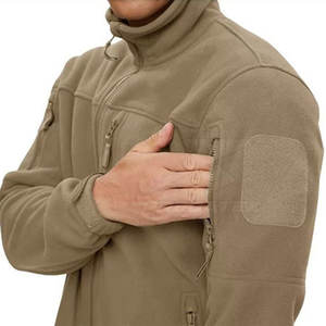 Veste polaire respirante pour homme de qualité supérieure fabriquée au Pakistan avec col montant - Product Image 4