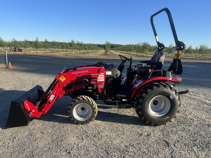 Mahindra OJA 2126 Compact Tractor <b>for</b> Sale 4WD Diesel Includes Front Loader & Backhoe Attachment <b>for</b> Agricultural <b>Machinery</b> - Product Image 1