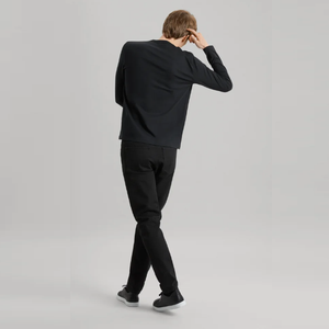 Jean en denim pour homme, design personnalisé, respirant, écologique, taille mi-haute, coupe droite, en coton et élasthanne, décontracté, orienté export - Product Image 6