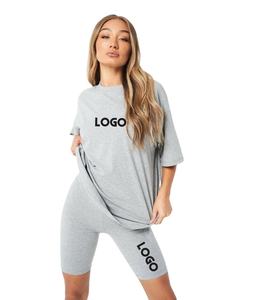 เสื้อยืดเอวลอยเปิดไหล่แบบหนาสำหรับผู้หญิงโอเวอร์ไซส์ออกแบบได้เอง - Product Image 5