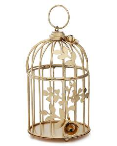 Portavelas de alta calidad-Portavelas de luz de té de hierro de alambre de metal geométrico - Product Image 3