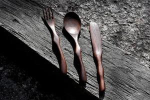 High on Demand Durable Handmade <b>Wooden</b> <b>Spoon</b> <b>Set</b> with Heat Safe Body for Rice Serving Curry Mixing and Daily Kitchen Utility - Product Image 6