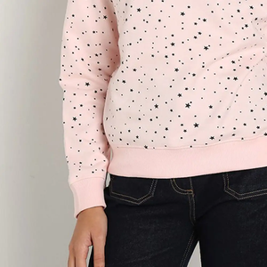 Sudadera de calle de gran tamaño para mujer, pantalla personalizado con estampado de jersey de lana, Jersey a prueba de viento con hombros caídos, estilo ODM - Product Image 6