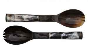 Cuchara de cuerno de búfalo y concha marina 100% de la mejor calidad con diseño de mango único, producto de regalo artesanal Natural de gran oferta - Product Image 2