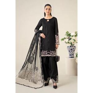 Los más vendidos servicios OEM vestidos de fiesta bordados para damas Venta caliente nuevo diseño ligero mujeres vestido casual - Product Image 1