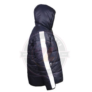 Veste d'hiver chaude en peluche pour hommes, professionnelle, fabriquée sur mesure, rembourrée, haute visibilité, vêtements de sécurité, vestes à bulles réfléchissantes - Product Image 2