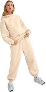 Ensemble 2 pièces à épaules tombantes, pantalon de jogging, sweat-shirt avec pantalon de survêtement, sweats à capuche oversize - Product Image 2