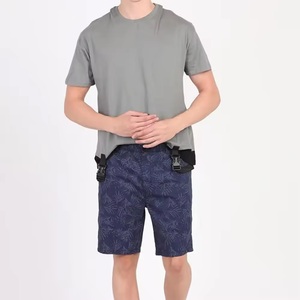 Pantalones cortos de gimnasio transpirables secos personalizados para hombre, ropa de calle informal, estilo cintura elástica, tela de lona, patrón de Fitness, bolsillo, la mejor calidad - Product Image 4