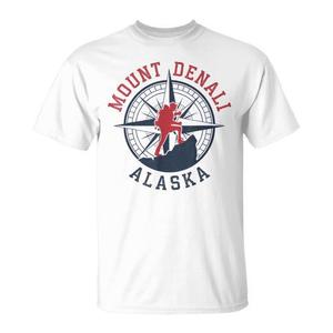 T-shirt souvenir del Parco Nazionale Denali dell'Alaska per escursioni e campeggio - Abbigliamento promozionale indispensabile per i viaggiatori - Product Image 1