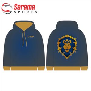 เสื้อฮู้ดดี้ผู้ชายไซส์ใหญ่แบบขายส่ง OEM คุณภาพสูง พิมพ์ลายดิจิทัล ออกแบบตามสั่ง ปักลายด้วยเทคนิคพิเศษ กันน้ำ 100% - Product Image 4