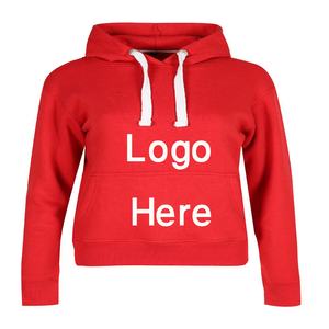 เสื้อกันหนาวมีฮู้ดแขนยาวผ้าฝ้าย100% สำหรับผู้หญิงขนาดพิเศษเสื้อกันหนาวสีทึบด้านหน้าสำหรับฤดูหนาวโดยตรงดีไซน์ตามสั่ง - Product Image 1