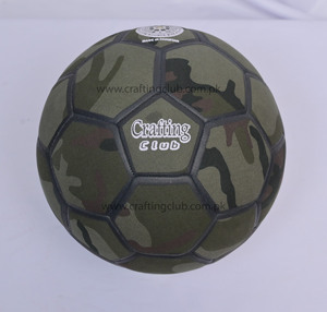 Size 4.5 Hybrid Bonded Camo Pattern Denim <b>Grip</b> Street Football Official Made Canvas Material Size 4 <b>Control</b> Ball Crafting Club - Product Image 1