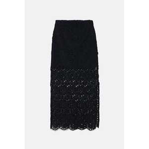 Falda Midi de Encaje Forrada - Product Image 5