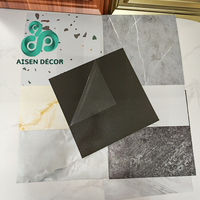 AISEN DECOR Décoration d'intérieur Imitation Papier peint en vinyle auto-adhésif Marbre Film PVC pour sol Carrelage de sol pour appartement Autocollant