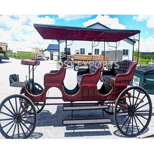 Royal Passenger Carriage en limusina Estilo Personalizado Turismo al aire libre Eventos especiales DST Exports English Style Horse Buggy - Product Image 1