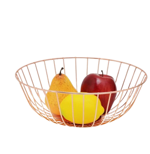 Latest Style Aluminum <b>Wire</b> Fruit Storage <b>Basket</b> Custom made <b>Wire</b> <b>Basket</b> Decorative Fruits Storage Supplied by India - Product Image 1