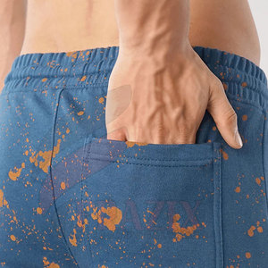 กางเกงวอร์มลำลองของผู้ชายขายดีที่สุดใส่สบายน้ำหนักเบาพิมพ์ลายออกแบบสำหรับใช้กลางแจ้งสไตล์สตรีทแวร์ - Product Image 6